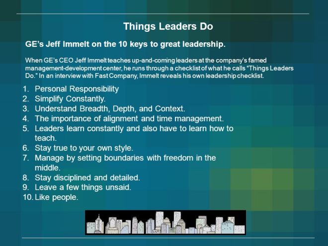Things+Leaders+Do+GE_s+Jeff+Immelt+on+the+10+keys+to+great+leadership.